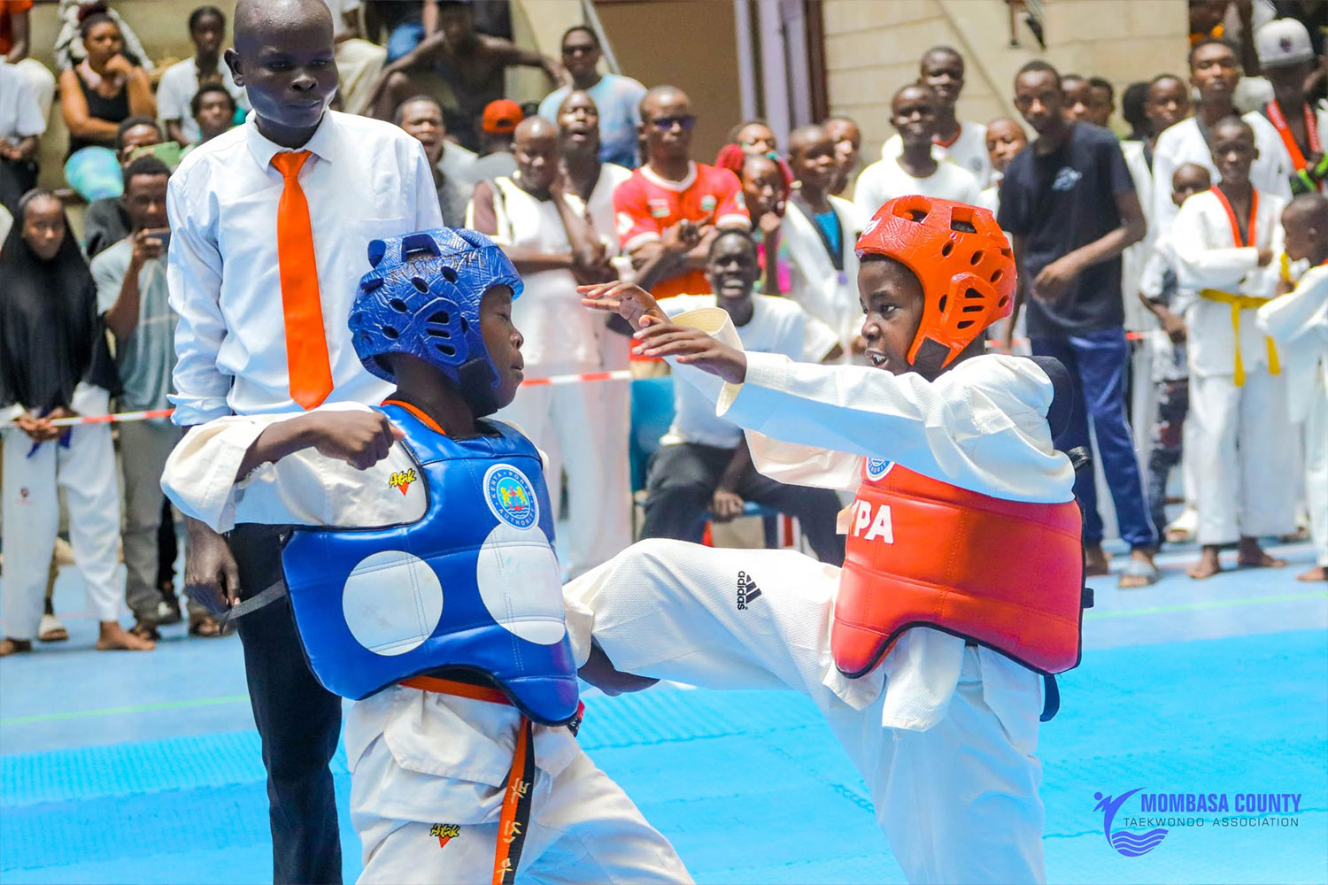 Taekwondo training