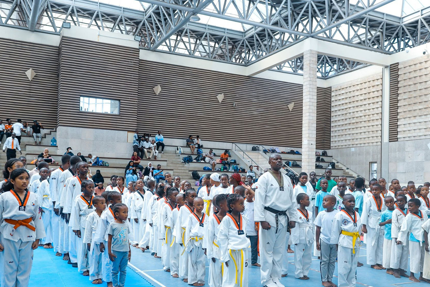 Taekwondo training